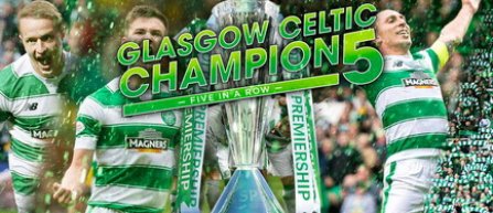 Celtic Glasgow, a 47-a oara campioana a Scotiei, a 5-a oara consecutiv